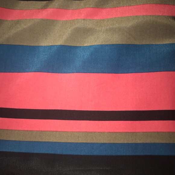 Tinley Road (Gap) Striped Polyester Mini-Dress, M - Picture 3 of 6
